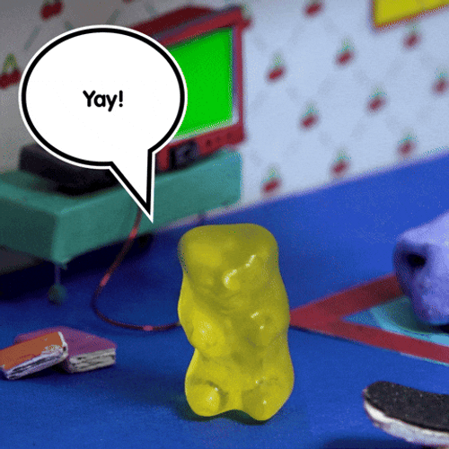 Dancing Gummy Bear Yippee Meme GIF