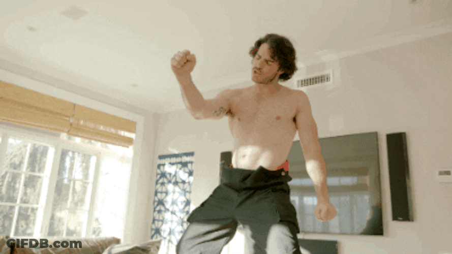 Dancing Guy Hip Thrust GIF