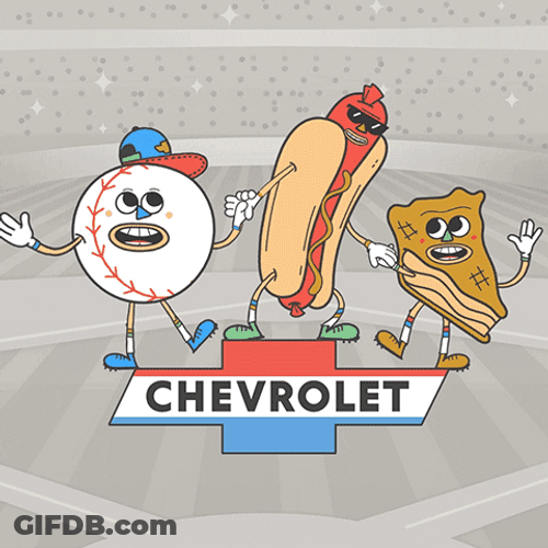 Dancing Hot Dog Chevrolet GIF