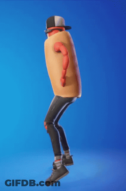 Dancing Hot Dog Gangnam Style GIF