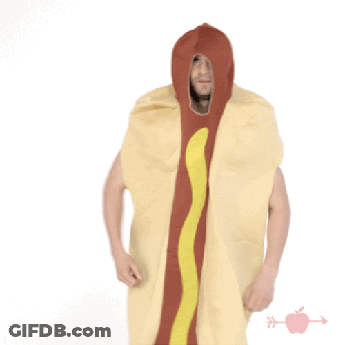 Dancing Hot Dog Shake GIF