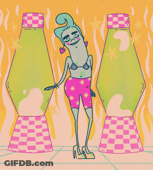 Dancing In Disco Lava Lamp GIF