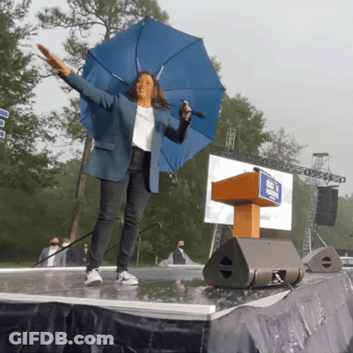 Dancing In The Rain Kamala Harris GIF