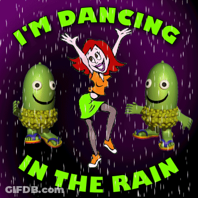Dancing In The Rain Poster GIF