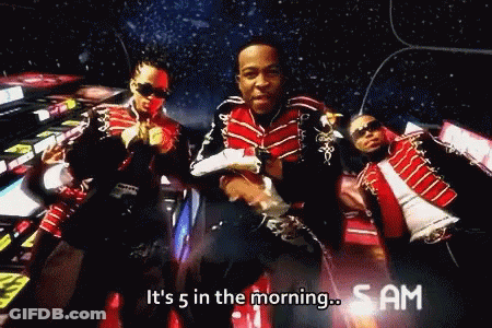 Dancing It's 5 In The Morning ... Sam GIF
