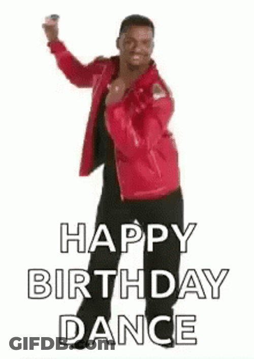 Dancing It's Your Birthday Dance GIF