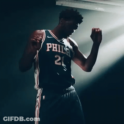 Dancing Joel Embiid GIF