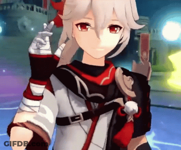 Dancing Kaedehara Kazuha GIF