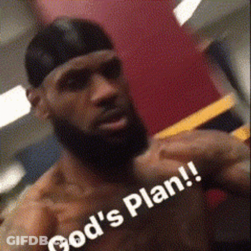 Dancing Lebron James Gods Plan GIF