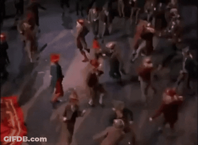 Dancing Leprechaun Flash Mob Disney GIF
