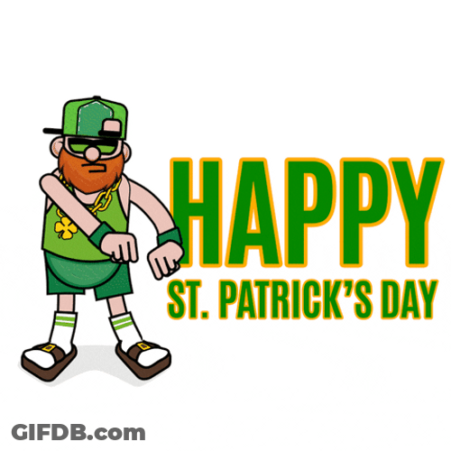 Dancing Leprechaun Happy St Patrick's Day Happy Sticker GIF