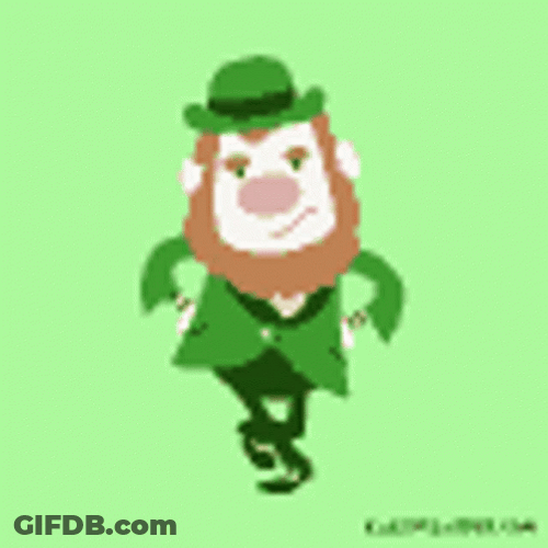Dancing Leprechaun GIF