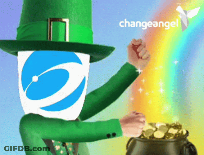 Dancing Leprechaun Pumping On Gold GIF