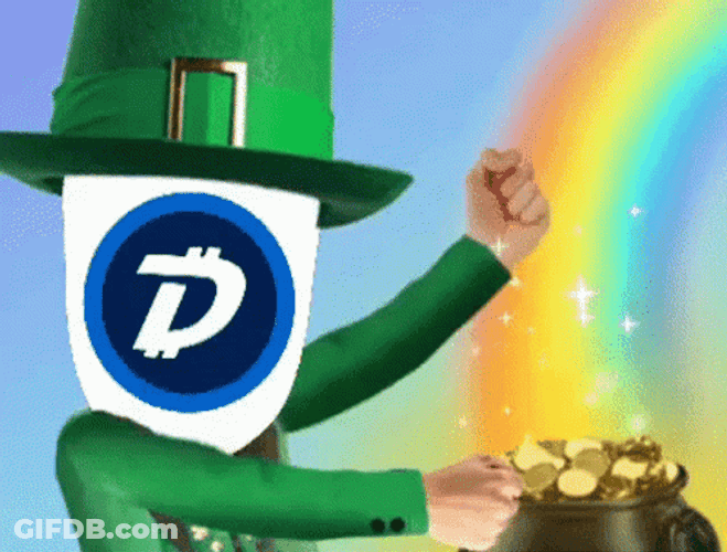 Dancing Leprechaun St Patrick's Day Bitcoin GIF