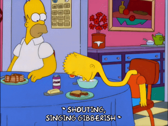 Dancing Leprechaun Stomping On Bart GIF