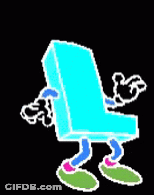 Dancing Letter L GIF