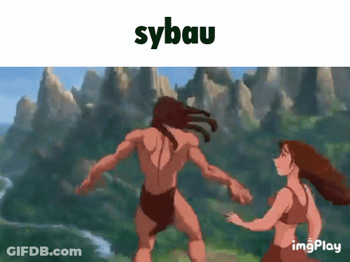 Dancing Man And Woman With Sybau GIF