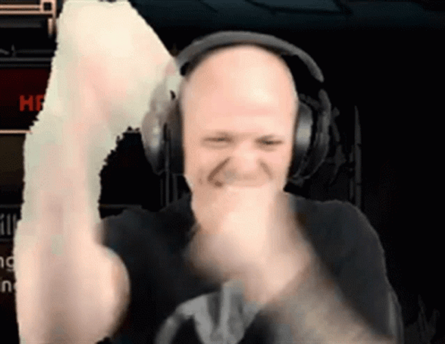 Dancing Man Happy Bald Guy GIF