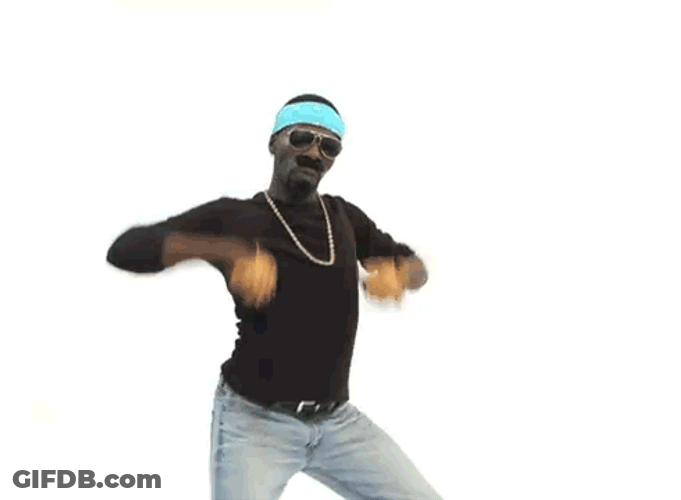 Dancing Man It's My Birthday GIF