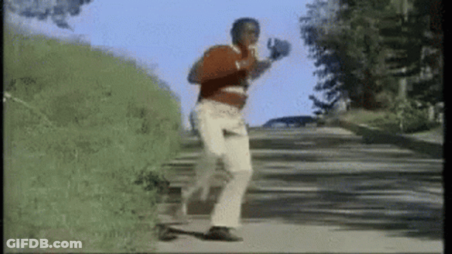 Dancing Man Power Walking GIF