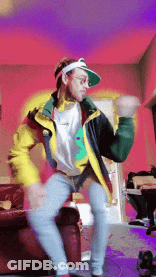 Dancing Man Techno Bouncing GIF