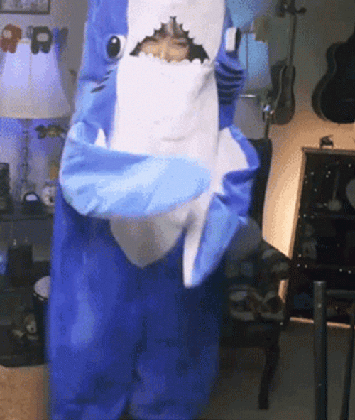 Dancing Mascot Baby Shark GIF