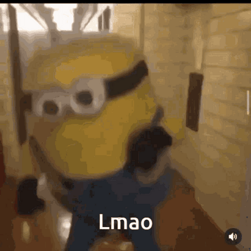 Dancing Mascot Minion Lmao GIF