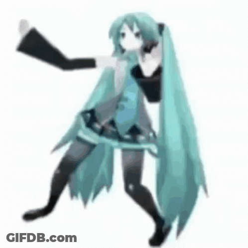Dancing Miku Miku Dance GIF