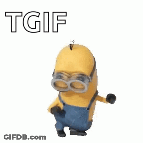 Dancing Minion Tgif Meme GIF