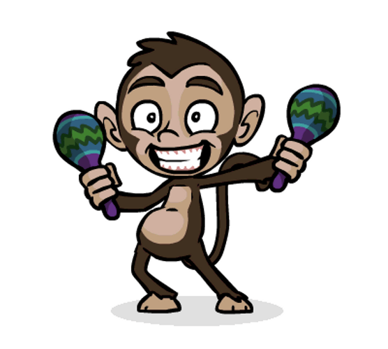 Dancing Monkey Cartoon GIF