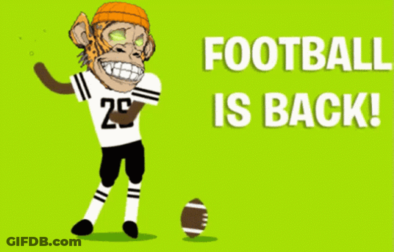 Dancing Monkey Face Football Is Back GIF
