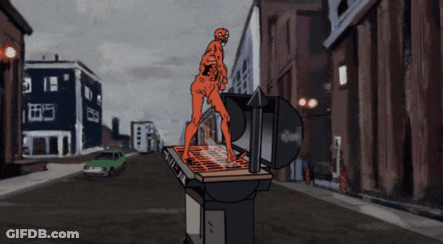 Dancing On Griller Cookout GIF