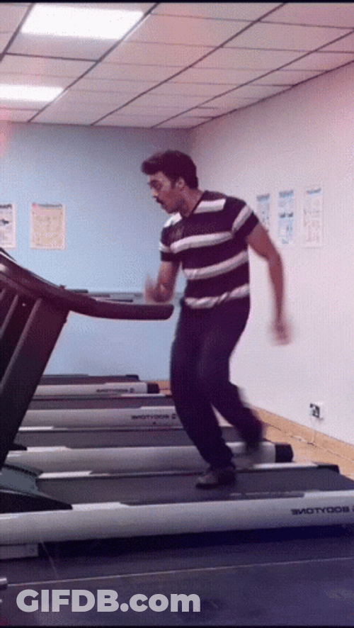 Dancing On The Treadmill GIF