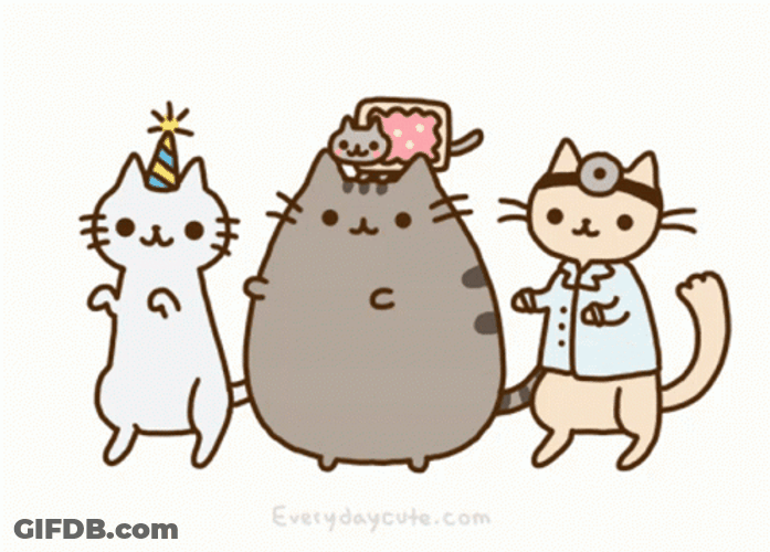 Dancing Party Cats GIF