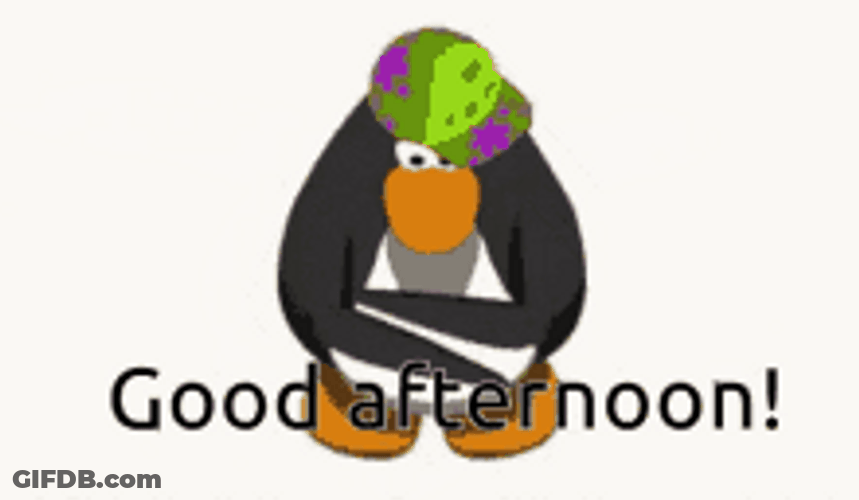 Dancing Penguin Emoji Buenas Tardes GIF