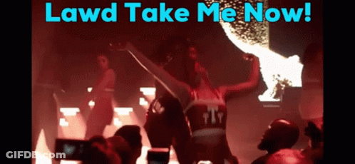 Dancing People Under Lawd Take Me Now GIF