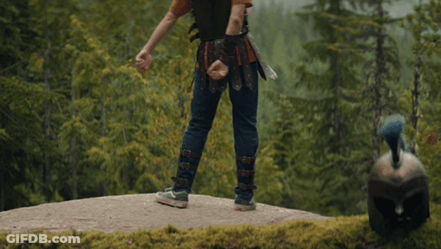 Dancing Percy Jackson In The Forest GIF