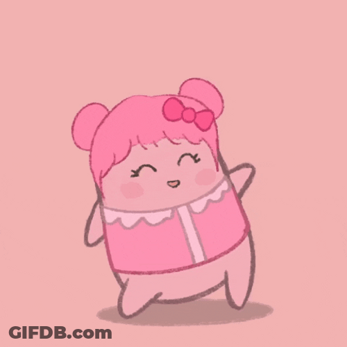 Dancing Pink Potato GIF