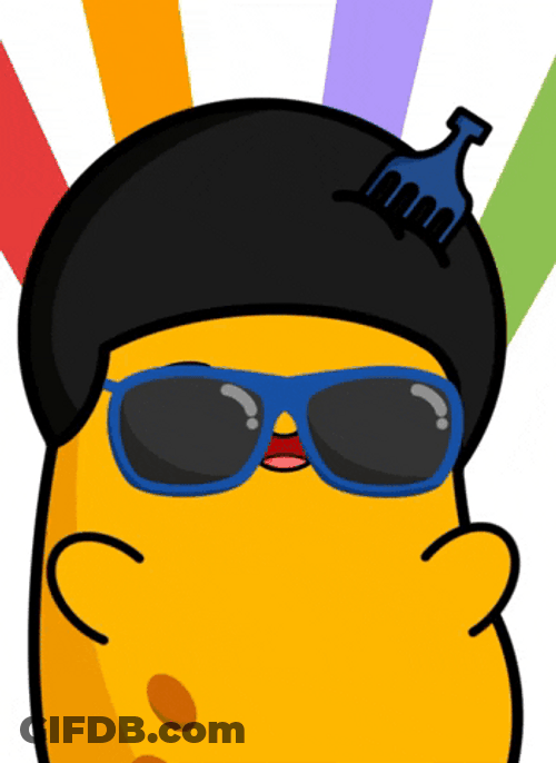 Dancing Potato With Fork On The Hair GIF