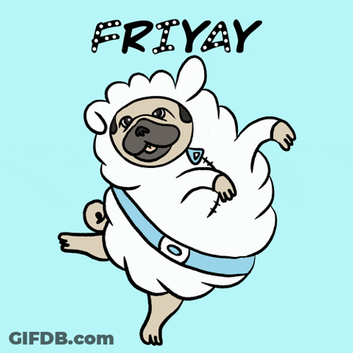 Dancing Pug Dog Sticker GIF