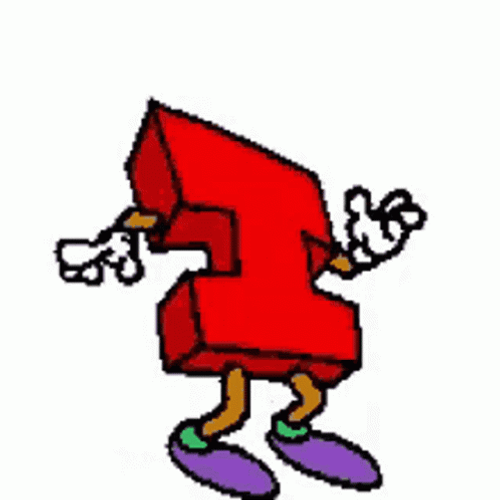 Dancing Red Letter I GIF