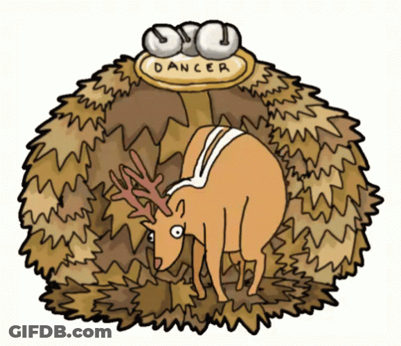 Dancing Reindeer Dancer Merry Christmas GIF