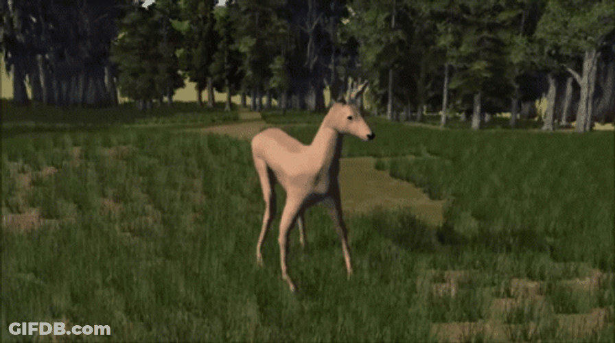 Dancing Reindeer Gangnam Style GIF