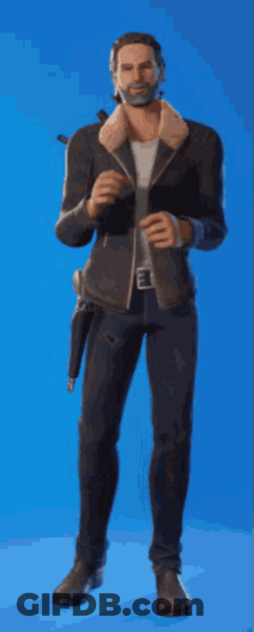 Dancing Rick Grimes Walking Dead Animation GIF