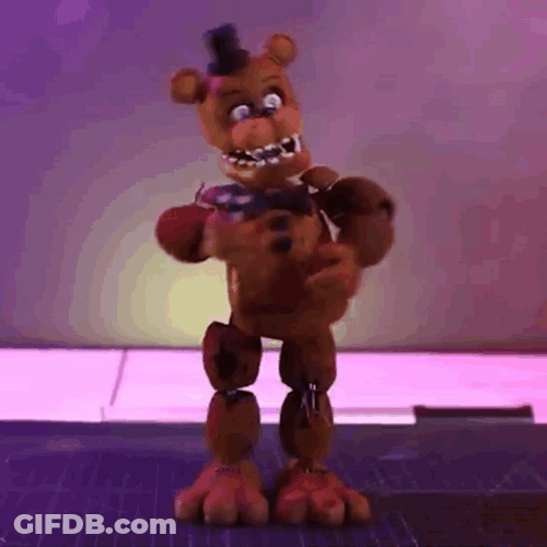 Dancing Robot Freddy Fazbear GIF