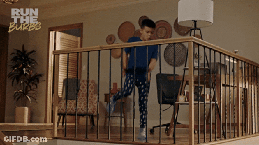 Dancing Running Man Run The Burbs GIF
