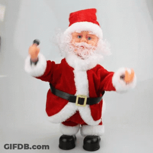 Dancing Santa Claus Toy GIF