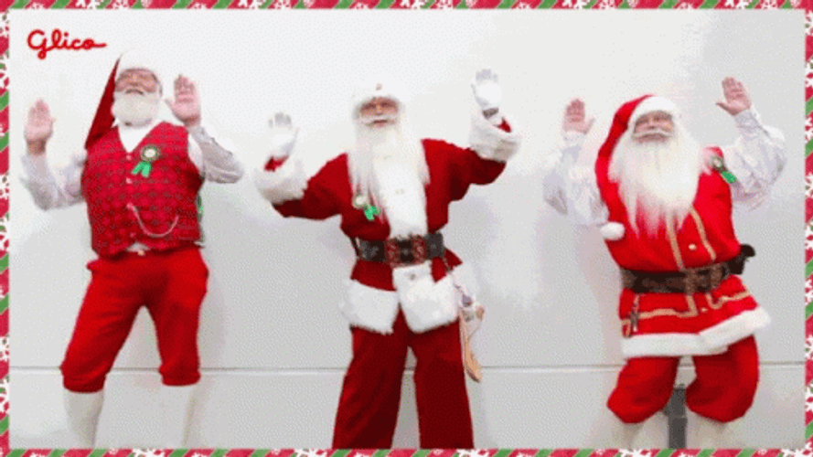 Dancing Santa Hand Dance GIF