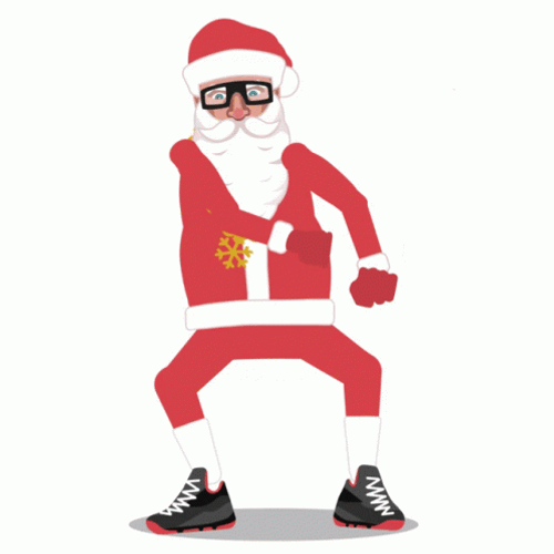 Dancing Santa Meme Animation GIF