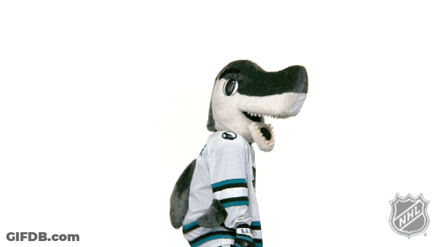 Dancing Shark On His Butt GIF